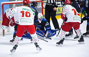 Результат второго матча: "Нефтехимик" vs "Беларусь U18"